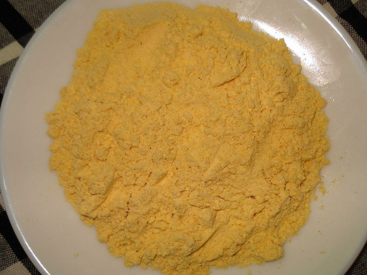 Corn flour (which is not corn starch)
