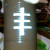 paint white stitching on can (can could be used as is to store utensils) 