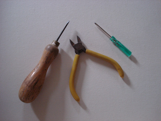 Tools Needed to Prepare a Painting for Hanging 