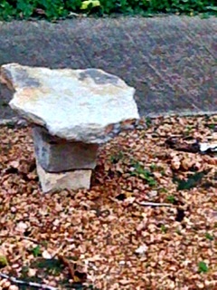 The creative stone monument