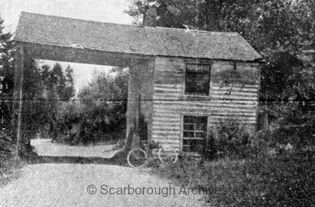 Kingston Road Toll Gate at Rouge River