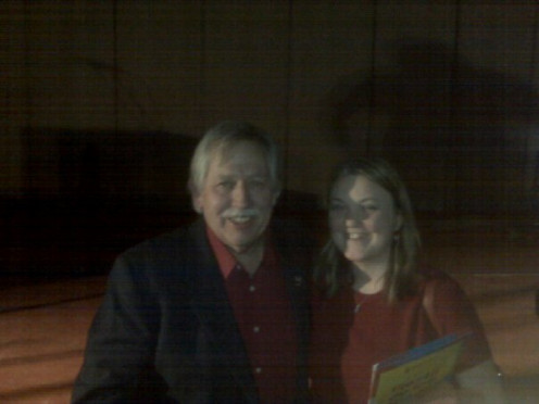 Me with John Conlee. His hit song 'Rose Colored Glasses' was featured on the pilot of ABC's Nashville.