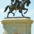 Back view of Sam Houston statue in Hermann Park, Houston, Texas Back view of Sam Houston statue in Hermann Park, Houston, Texas