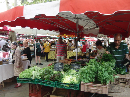 Market in Aix en Provence