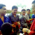 Priest of Manakamana Temple blessing fowls for sacrifice Priest of Manakamana Temple blessing fowls for sacrifice