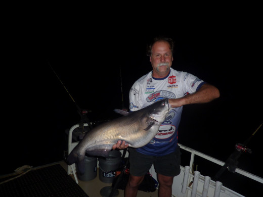 Gary Turner with a nice  Blue Catfish from Santee Cooper
