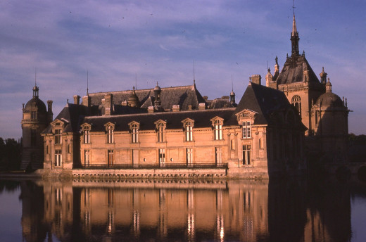 Chateau north of Paris, France