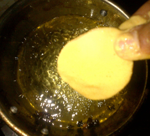 Gram flour dipped potato