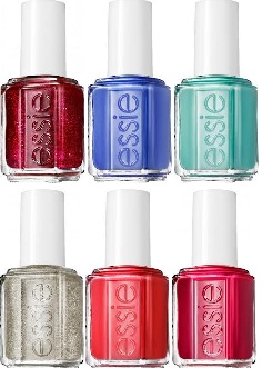 Essie Leading Lady Collection (from top left): Leading Lady, Butler Please, Where's my Chauffer?, Beyond Cozy, Snap Happy, She's Pampered.