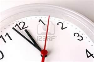 Time is ticking away