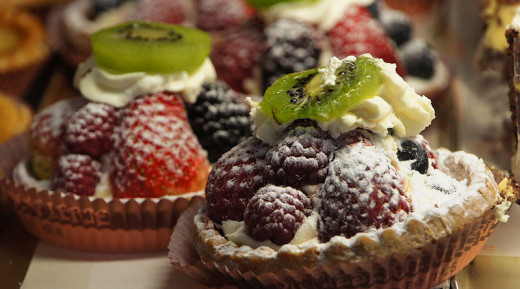When invited to dinner in some countries, pastries are an appropriate gift to bring.