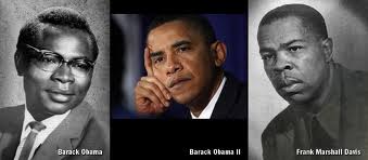 Which of the two men looks to be Obama's father?