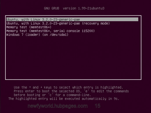 After reboot...