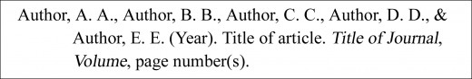 A JOURNAL ARTICLE WITH FIVE AUTHORS - BASIC FORMAT