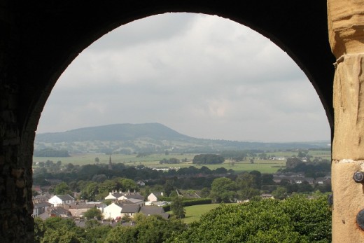 View from Clitheroe Castle