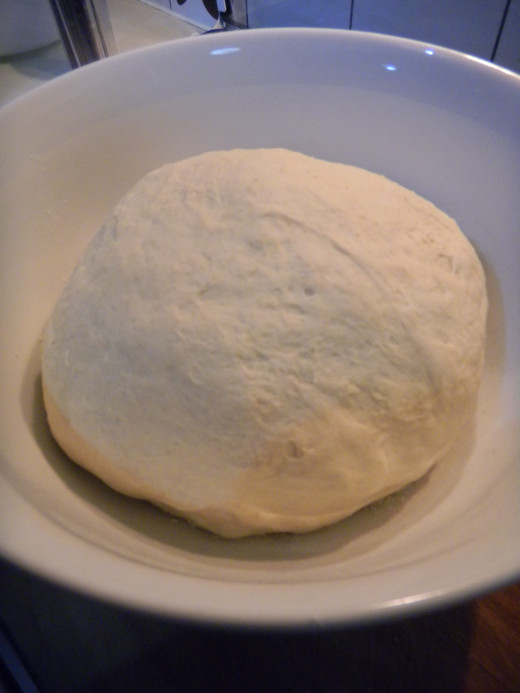 Dough after removing from your processor