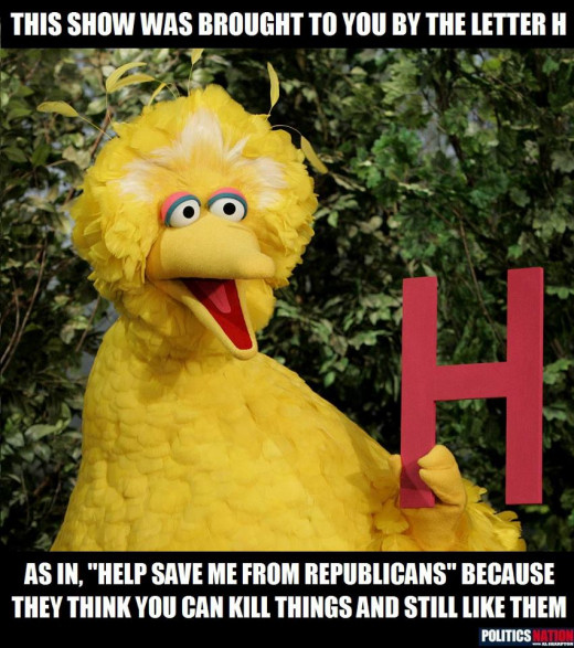 Big Bird's neck is on the chopping block if Romney get elected! Becoming an endangered species.