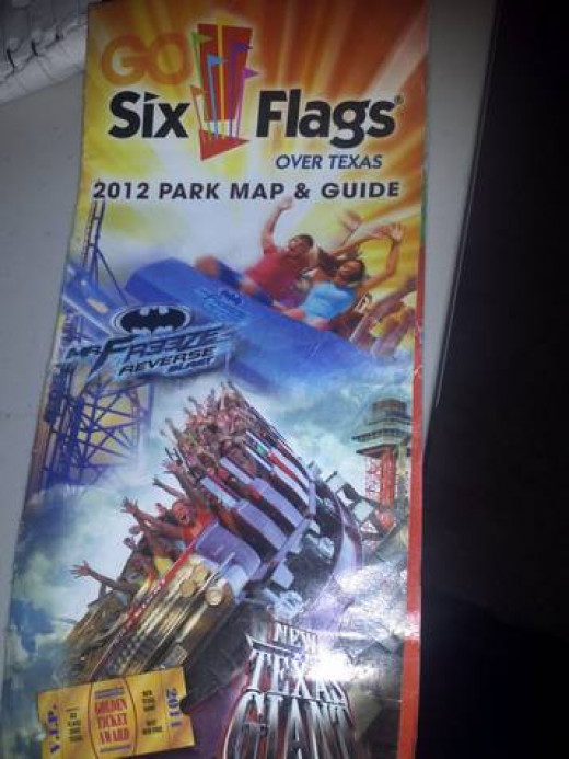 six flags roller coaster toy