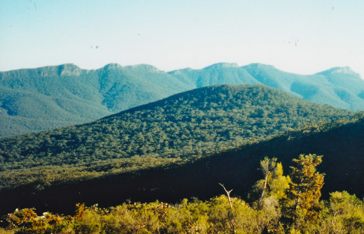 Wide View Showing Escarpments