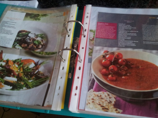 Arrange your inspiration pages in each file