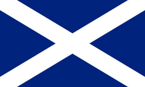 The Scottish Flag, the St Andrews Cross or Saltire