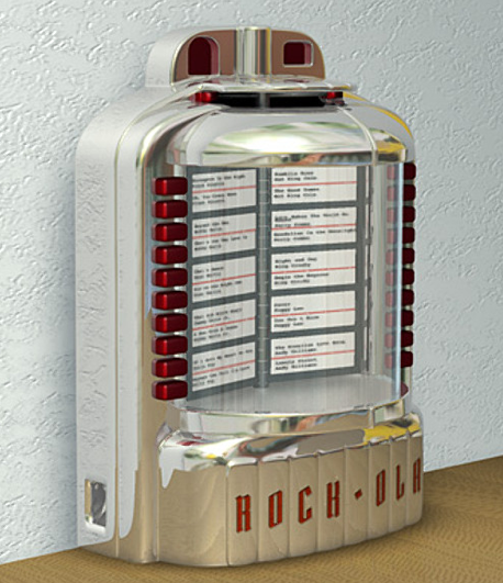 Rock-Ola Wallmount Jukebox 1953 Model