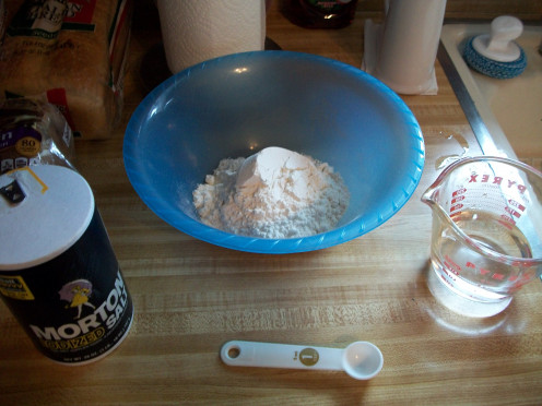 All you need: flour, salt and water!