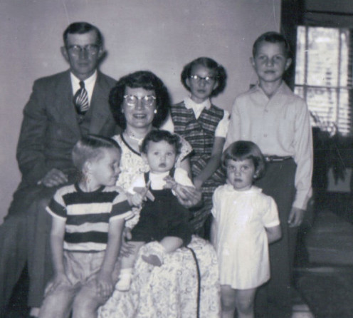 I'm the little girl on the right.