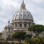 The dome of St. Peter's Basilica, seen from a gallery in the Vatican Museums, in Vatican City, Vatican City was photographed by Myrabella on August 3, 2009,