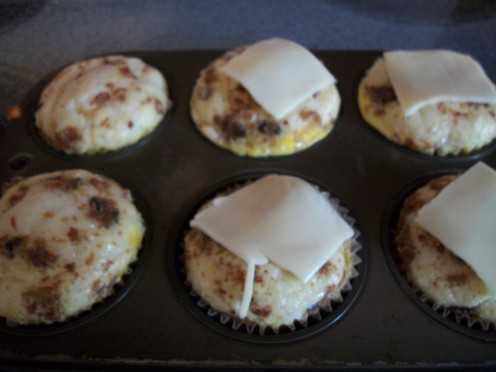 Add the Cheese, toss it back in for the last minute and melt it :)