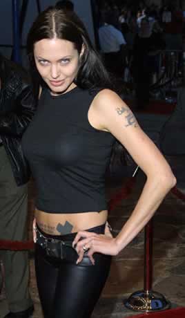 Angelina Jolie Tattoos