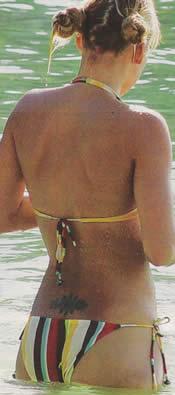 Anna Kournikova Tattoos