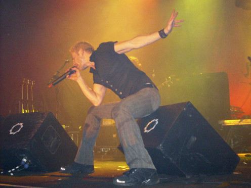 Extreme's vocalist, Gary Cherone.