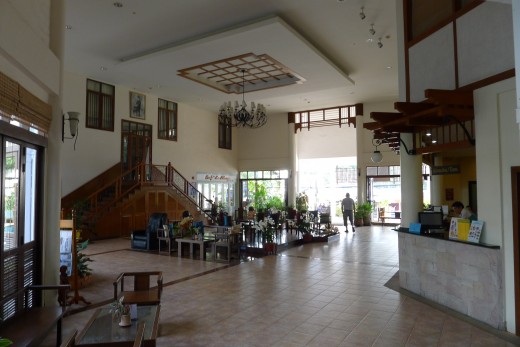 Nice big airy lobby.