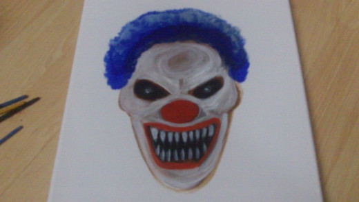 White out the teeth more with Titanium White