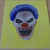 A watered down Yellow wash for the background and Demon Clown ----Boo!