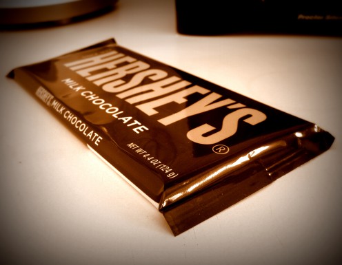 You can't go wrong with a classic milk chocolate Hershey bar for s'mores.
