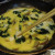 Adding string cheese to egg frittata Adding string cheese to egg frittata