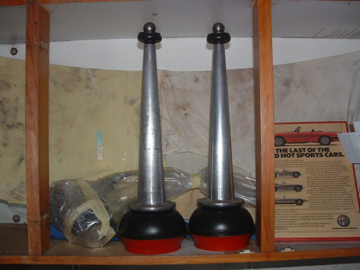 Shelved trumpet cones looking as new
