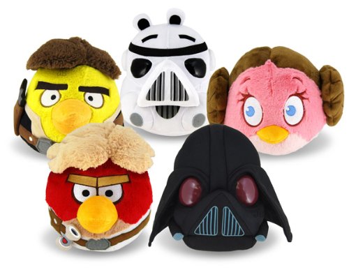 Angry Birds Star Wars Plush Pieces