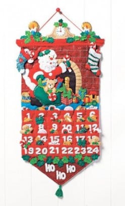 Lovely Felt Applique Advent Calendars