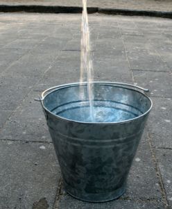 When you take your hand out of a bucket of water, does it leave a hole?