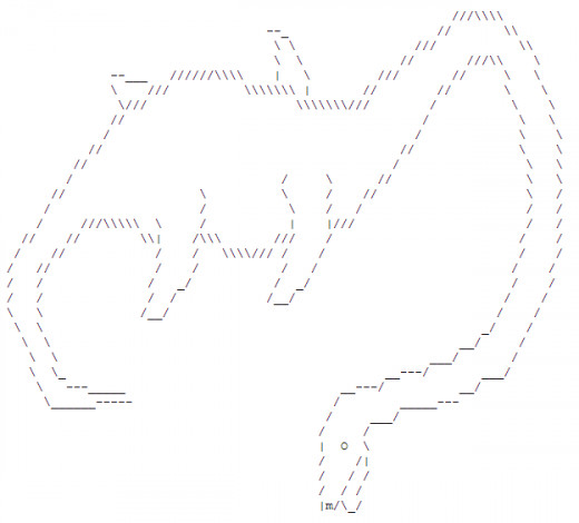 dinosaur text art copy paste