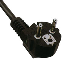 Example of the Europlug grounded