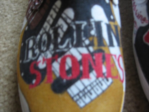 A drawing of a Keith Richards Guitar