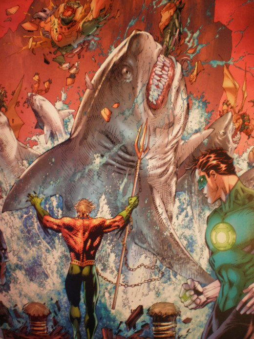 This is the first time Aquaman's ability to talk to fish has ever been cool.
