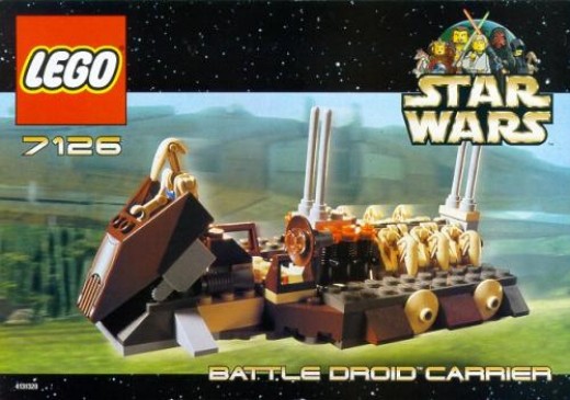 Lego Star Wars Battle Droid Carrier 7126 Box 