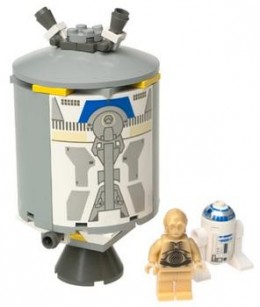 Lego Star Wars Droid Escape 7106 Assembled