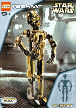 Lego Star Wars Technic C-3PO 8007 Box 