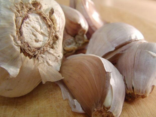 separate the garlic cloves and plant the best